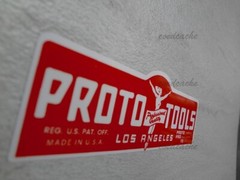 Proto Tools decal Los Angeles Sticker RED graphic Toolbox restoration Pick Size
