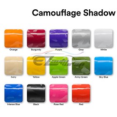 Camouflage Shadow Yellow Camo Pattern Car Vinyl Wrap Decal Sticker Sheet Film