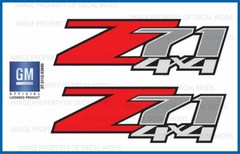 🔥 2 – Z71 4×4 F Chevy 07-13 Decal Sticker Parts for Silverado GMC Sierra truck