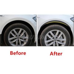 Car Wheel Eyebrow Arch Extension Protector Fender Flares Moulding Trim Strip