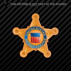 United States US Secret Service Sticker Self Adhesive Vinyl president