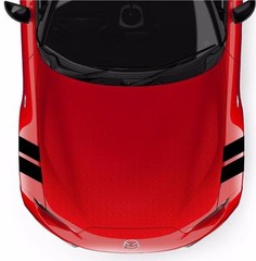 NEW 4″ Fender Hash Bar vinyl Sport RACING STRIPES Decals (Fits Mazda MIATA MX-5)