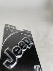 Licensed Jeep Aluminum Color Emblem Decal Auto Truck SUV Office Lugguage 2 Pak