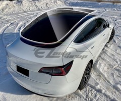 TPU Essmo Security Black Smoke Glass Sunroof VLT70% UV99% Windshield Sunshade