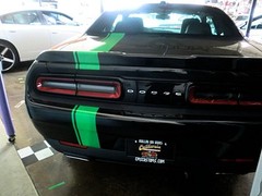 FITS Dodge Challenger 15 to 22 Racing Stripe 5″ + 1/2 Inch Graphic Decal Cut Kit