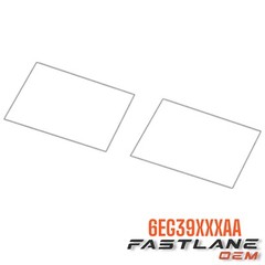 2016-2023 DODGE CHARGER FRONT LOWER BUMPER DECAL NEW OEM 6EG39XXXAA
