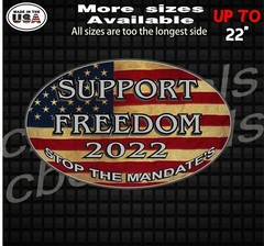 Cbcdecals- Support Freedom Stop the Mandate 2022