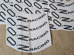 8pcs Oz Racing Wheels Sticker Black Vinyl Decal