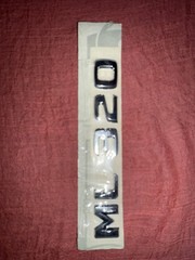 NEW Mercedes ML 320 Trunk Emblem OEM A1648170915 Acronym Badge TYPE Designator