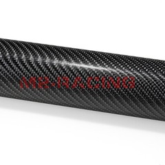 4D Carbon Fiber Black Semi Glossy Vinyl Wrap Decal Sheet Bubble Free Sheet Film
