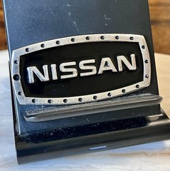 Licensed Nissan Aluminum Color Emblem Decal Auto Truck SUV Office Luggage- 2.5”