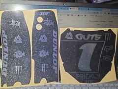 Combo ODI Number Plate Decal & Tuttio Fork Guard Decal – Overstock – Item#43