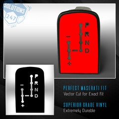 For Maserati Granturismo Quattroporte Shifter Gear Position Indicator Flat Matte