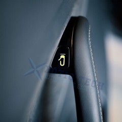 For Tesla Model 3 Y Door Exit Luminous Open Button Sticker Decal Kit (Set of 8)