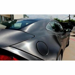 3M 2080 Scotchprint Brushed Black Metallic Vinyl Flex Car Wrap | BR212
