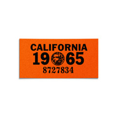 1965 California License Plate YOM Registration Sticker – CA DMV – Free Shipping