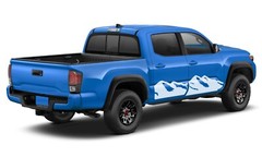 Door mountain graphics stickers decal compatible with Toyota Tacoma