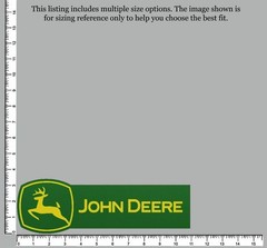 JOHN DEERE Vinyl Decal Laptop Tractor Toolbox Truck Sticker Multiple Sizes NEW