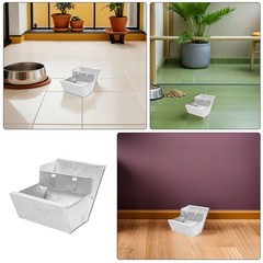 2 Count Bunny Pet Feeder Hanging Chicken Trough Bowls for Rabbits