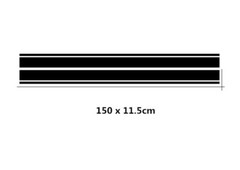 Long Stripes Rally Stickers Sports Racing Decal Car Hood Bonnet DIY Decoration