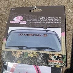 MOSSY OAK PINK & CAMO Truck Car WINDSHIELD Decal STICKER HUNTING CAMOUFLAGE