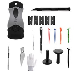 Car Wrap Tool Kit Vehicle Wrapping Tools Vinyl Wrap Kit with Felt Squeegee
