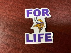 Motorcycle Sticker for Helmets or toolbox #7,406 NFL Minnesota Vikings