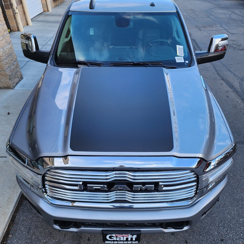 Fits 19-2024 2500/3500 Ram Tradesman Vinyl Srickers Decals Hood Plain Graphics
