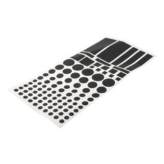 High Quality Light Dimming Stickers Light Dimming Stickers PVC Black 8x4inch