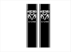 Pair of Pickup Bed Decals/Sticker For Back Quarter Panel Choose Color
