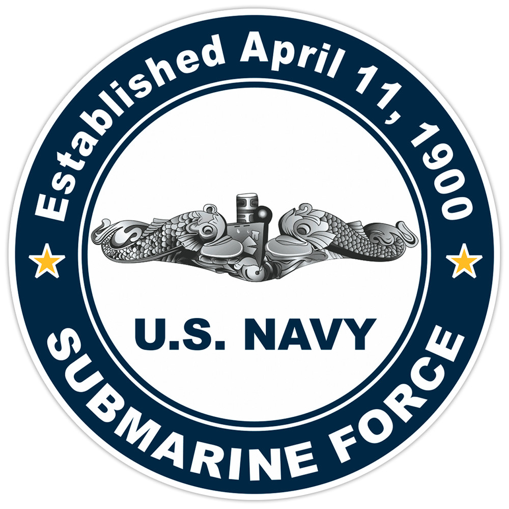 Established April 11, 1900, Sub Force Decal Bumper Sticker Military Decal 5″