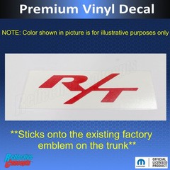 R/T Badge Overlay Decal for 2006-2023 Dodge Charger R/T