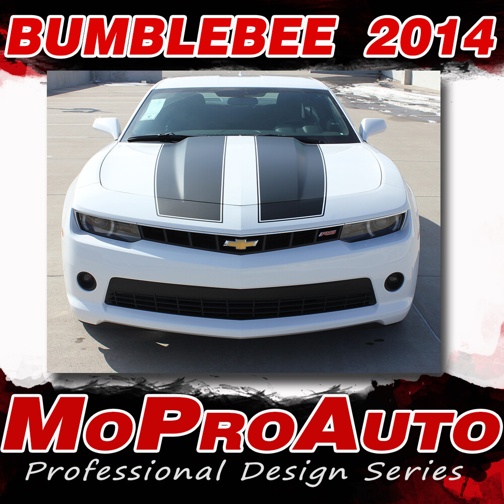 BUMBLEBEE 2014 2015 Chevy Camaro Rally Hood Stripes Decals Graphics 3M Pro Vinyl