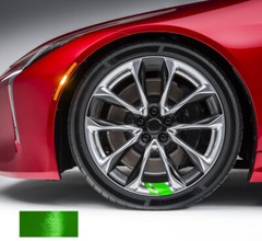 6x Universal Fit Sport Race Car Wheel Rim Hash Mark Stripe Overlay Decal Sticker