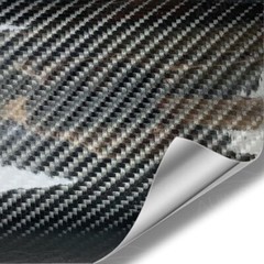 5D Carbon Fiber Black Car Vinyl Wrap Air Release Sticker Sheet Film 12″ x 60″