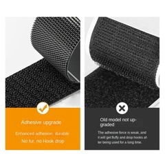 10/40 Self-Adhesive Hook & Loop Fastener Tape Extra Strong Carpet & Car Fixing