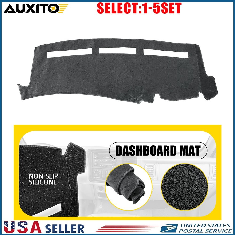 Gray Anti-slip Dash Mat Fit Chevy Silverado 1500 2500 99-06 Dashboard Cover 1-5X