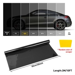 20″ x 10FT Car Window Tint Film Roll – 15% VLT for Car Home Office Decal 1-10X