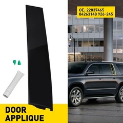 For 2015-2018 Chevy GMC Cadillac Left&Right B-Pillar Door Window Moldings 1/2/6x