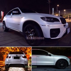 Flexible Entire Car Wrap Matte Chrome Satin Metal Vinyl Hood Sticker WH 50FT BO