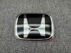 M-Tec 3pcs Black Front Rear Steering Badge Emblem Civic Sedan 06-15