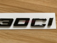 Gloss Black 3D ABS Letters Trunk 330ci Emblem Rear Badge for BMW 2017-2022 330ci