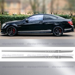 Vinyl Decal Racing Stripes For Mercedes C Class C300 C250 C43 C63 4D Sedan Wagon