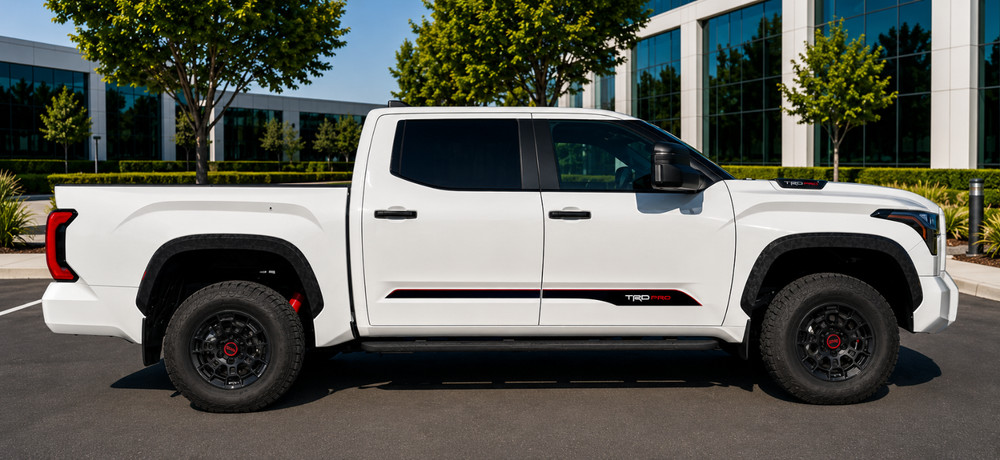 2022-2026 Toyota Tundra TRD Pro Lower Door Accent Stripe Decal Vinyl Pair