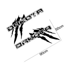 Dodge Dakota Claw Graphic Decals – Pickup Truck Bed Styling Stickers.