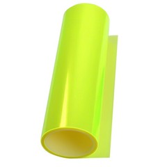 Neon Yellow Universal Headlight Taillight Fog Light Tint Film Vinyl Sticker Wrap