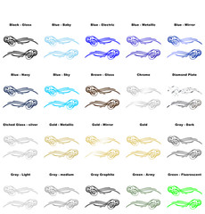 Pinstripe Decal Pair -Many Sizes and Colors to Choose From- Free US Shipping!
