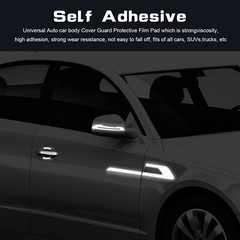 12pcs Reflective Sticker Set Rearview Mirror Auto Door Handle Paint Scratch Film
