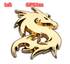 3D Metal Dragon China AutoCar Motorcycle Sticker Emblem Badge Fender Trunk Decal