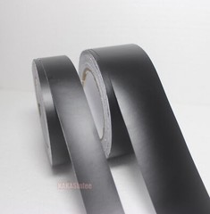 12″ Wide Stretch Matte Vinyl Wrap Sticker Car House Decal Strips Decors Black AX